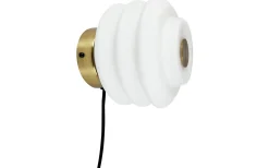 Lampetter<Dyberg Larsen Diva Vägglampa Opal/Mässing