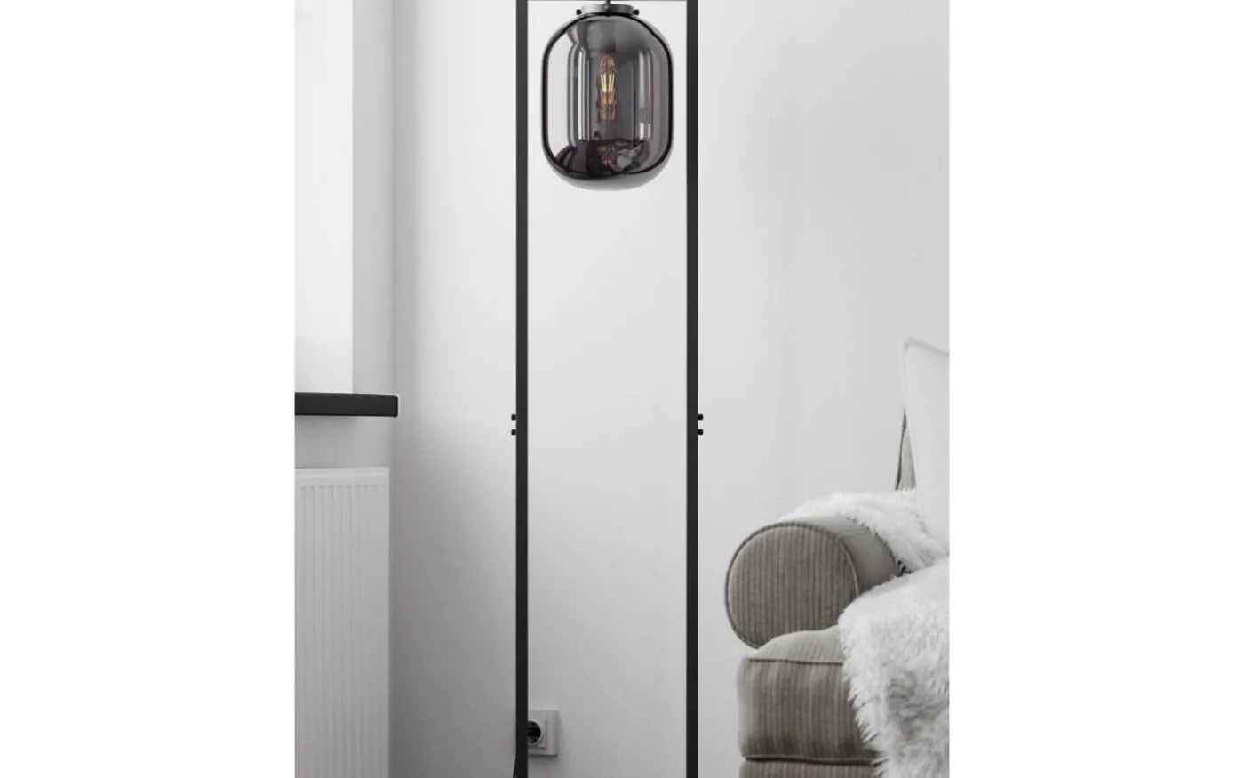 Dixton Golvlampa 150cm Rökgrå