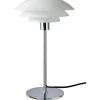 Dyberg Larsen DL31 Bordslampa 50cm Opal/Krom* Bordslampor