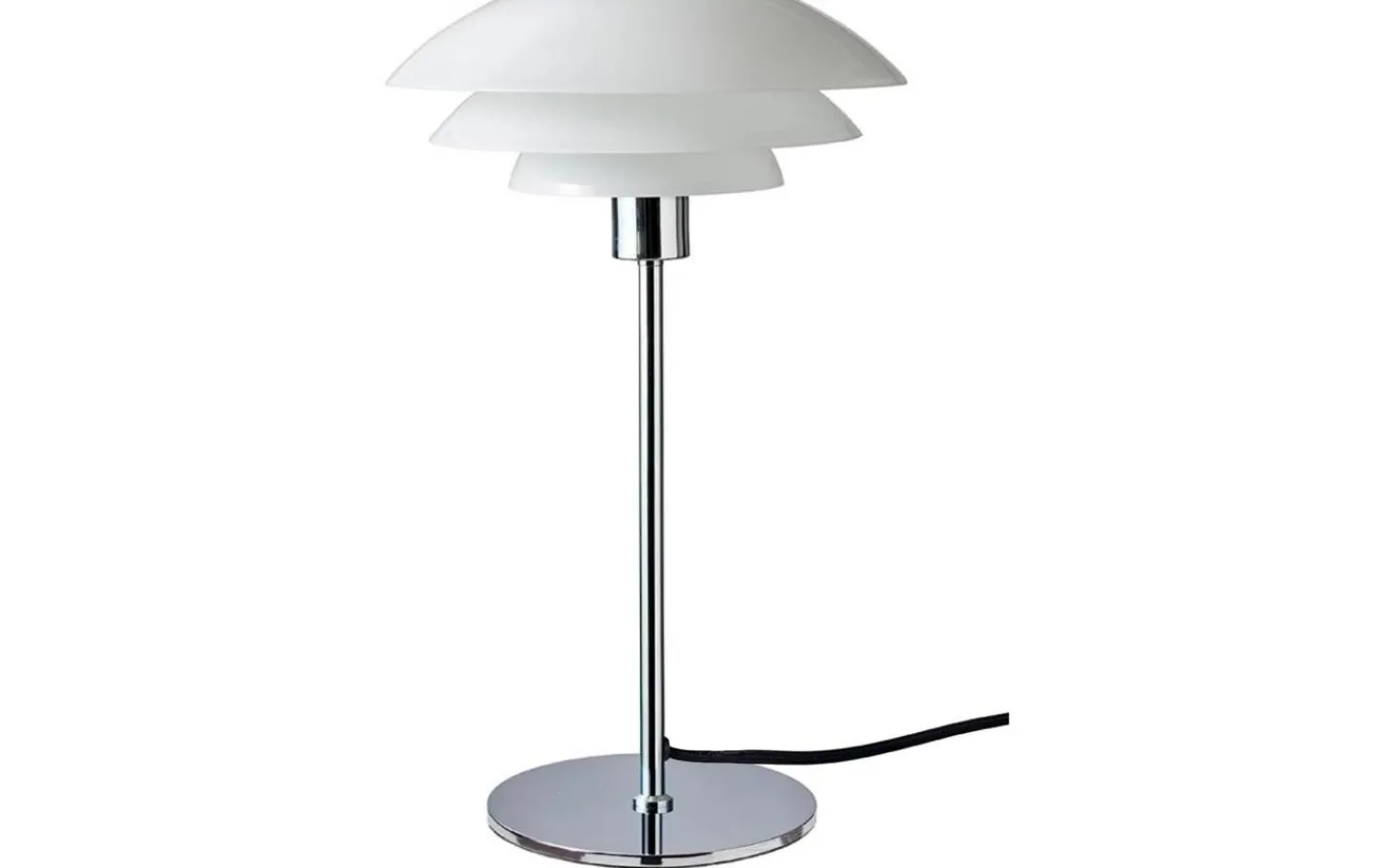 Dyberg Larsen DL31 Bordslampa 50cm Opal/Krom* Bordslampor