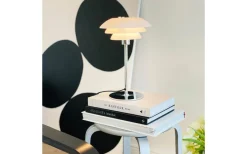 Bordslampor<Dyberg Larsen DL20 Bordslampa 30cm Opal/Krom