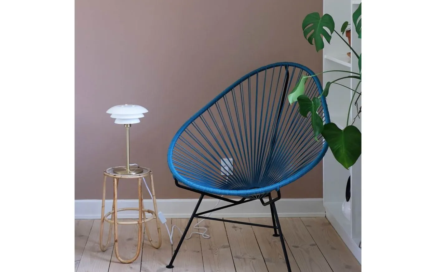 DL20 Bordslampa 30cm Opal/Mässing