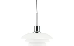 Dyberg Larsen DL20 Fönsterlampa 20cm Opal/Krom* Fönsterlampor