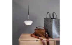 Dyberg Larsen DL20 Fönsterlampa 20cm Opal/Krom* Fönsterlampor