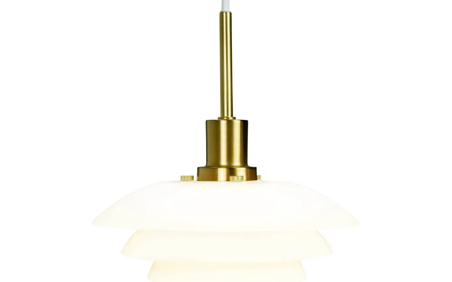 Fönsterlampor<Dyberg Larsen DL20 Fönsterlampa 20cm Opal/Mässing