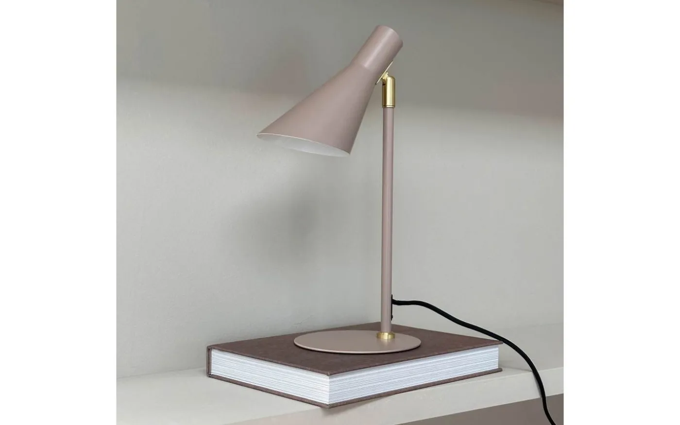 DL12 Mini Skrivbordslampa 39,5cm Beige/Mässing