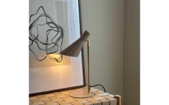 DL12 Mini Skrivbordslampa 39,5cm Beige/Mässing