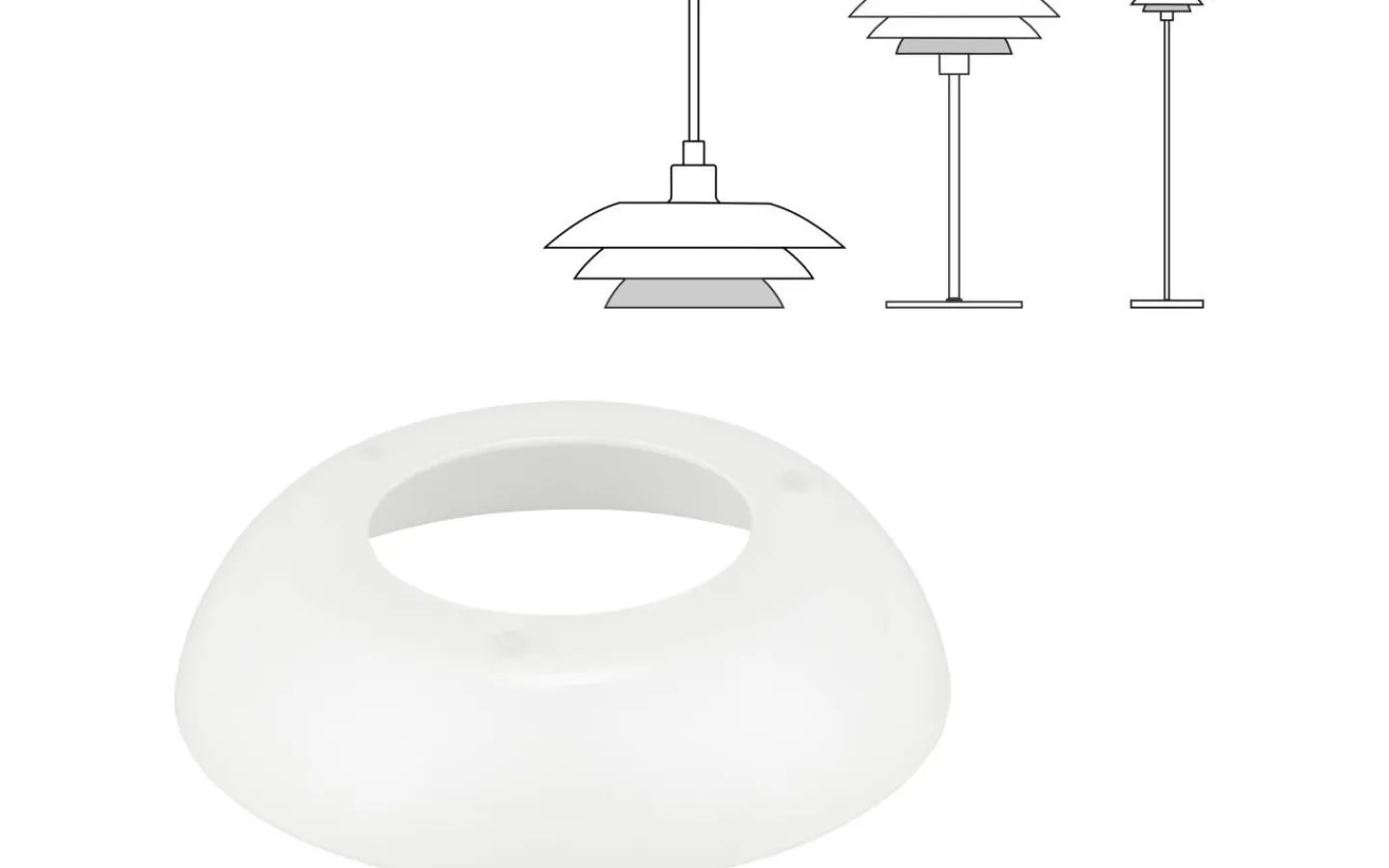 Reservglas Och Reservdelar<Dyberg Larsen DL31 Reservglas Liten Universal