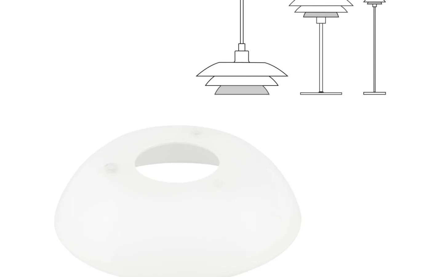 Reservglas Och Reservdelar<Dyberg Larsen DL20 Reservglas Litet Universal