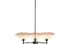 DL20 Takkrona 50cm 3 Armar Opal/Krom