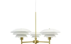 Dyberg Larsen DL20 Takkrona 50cm Mässing* Stora Taklampor Ø50-69 Cm