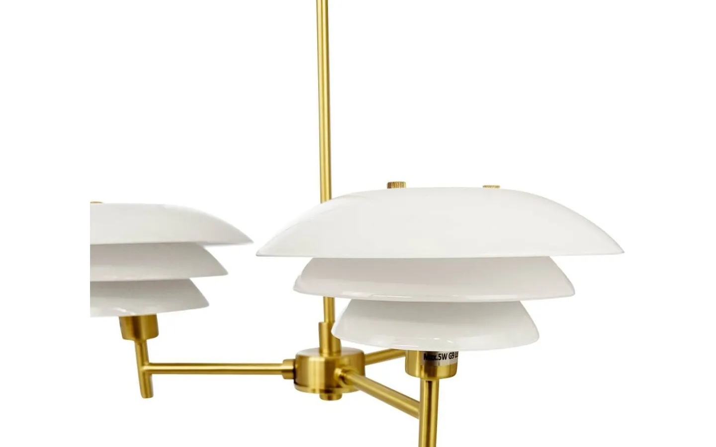 Dyberg Larsen DL20 Takkrona 50cm Mässing* Stora Taklampor Ø50-69 Cm