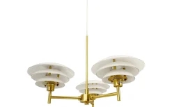 Dyberg Larsen DL20 Takkrona 50cm Mässing* Stora Taklampor Ø50-69 Cm