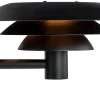 DL25 Vägglampa 25cm Svart IP44