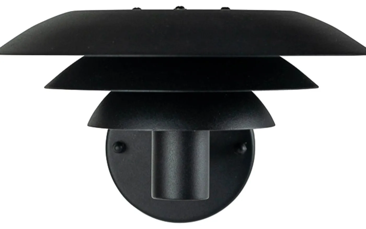 DL25 Vägglampa 25cm Svart IP44