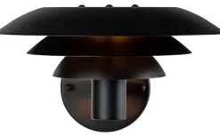 DL25 Vägglampa 25cm Svart IP44