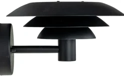 DL25 Vägglampa 25cm Svart IP44