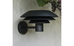 Dyberg Larsen DL31 Vägglampa 31cm Svart IP44* Vägglyktor|Vägglampor Utomhus