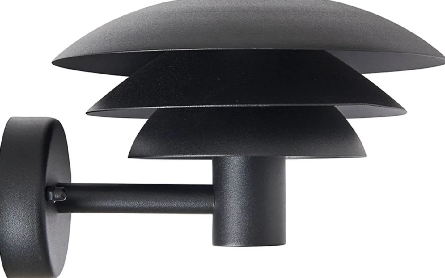 Dyberg Larsen DL20 Vägglampa 20cm Svart IP44* Vägglyktor|Vägglampor Utomhus