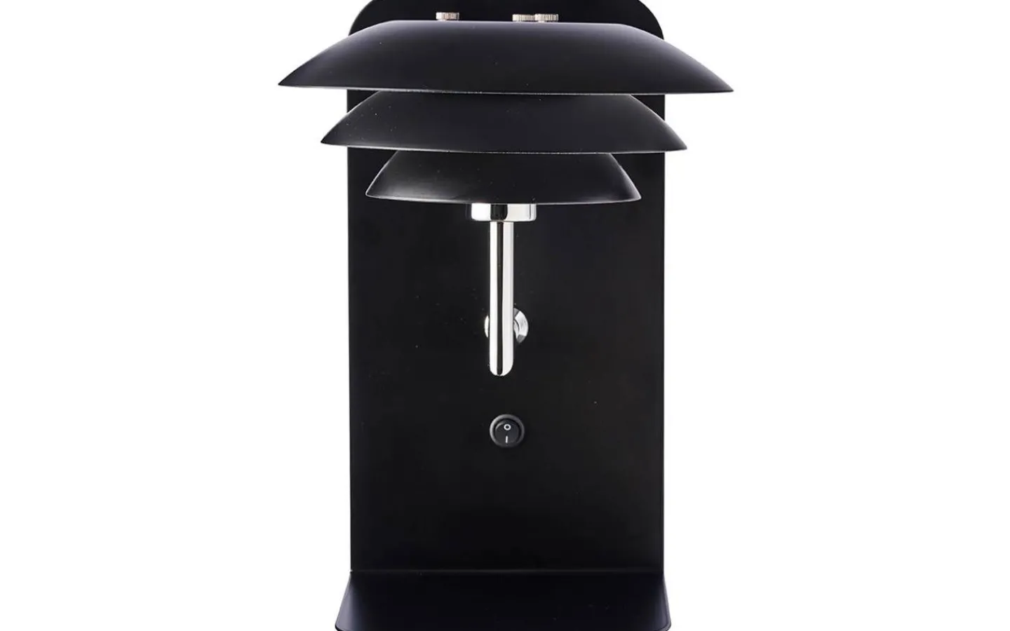 Dyberg Larsen DL20 Vägglampa USB Svart/Krom* Läslampor