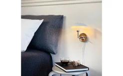 Lampetter|Läslampor<Dyberg Larsen DL20 Vägglampa Vit/Krom