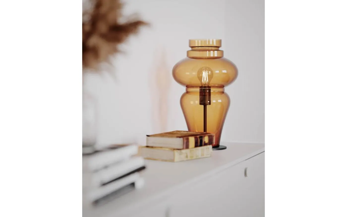 Dolores Bordslampa 41cm Konjak