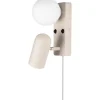 Globen Lighting Doppio Vägglampa Beige* Läslampor