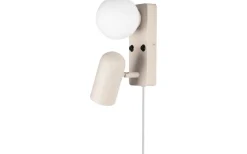 Globen Lighting Doppio Vägglampa Beige* Läslampor
