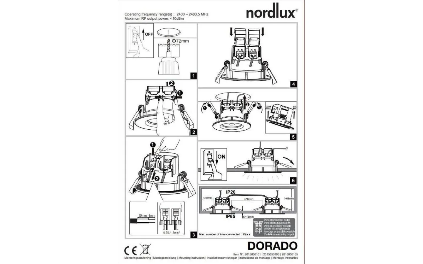Nordlux Smart Light|230V Led Spotlights<Nordlux Dorado Spotlight Smart Light 4,7W Vit