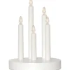 Star Trading Doris Batteridriven Adventsljusstake 24cm LED Vit* Batteridrivna Adventsljusstakar|Visa Alla Adventsljusstakar