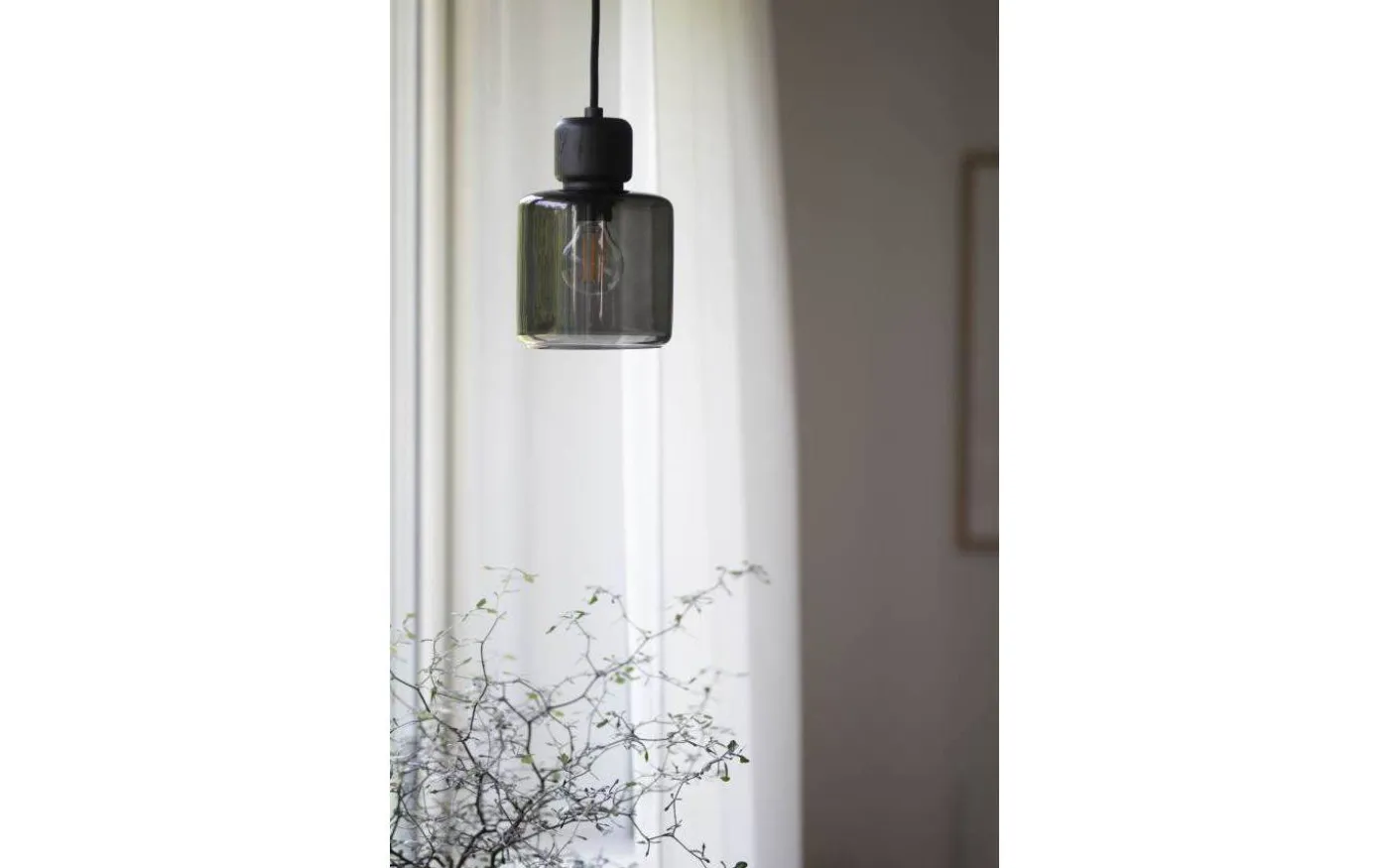 Dot Fönsterlampa 11cm Rök