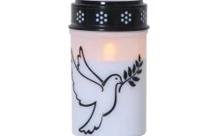 Dove Batteridrivet Gravljus 12,5cm Timer Longlife 2500h Vit