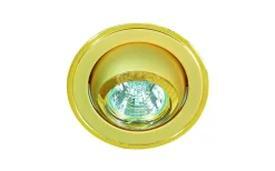 Downlights, Spotlight<Malmbergs Downlight MD-87, Guld matt, 12V, 20W, G4, IP21