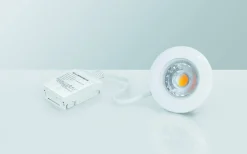 Downlights, Spotlight<Malmbergs Downlight MD-99, LED, 230V, 480 lm, AC-chip, IP44