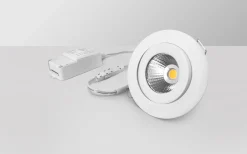 Downlights, Spotlight<Malmbergs Downlight MD-360 NXT, 610 lm, 2700K, 230V, IP44
