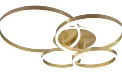 Trio Lighting Drake Plafond LED guld* Plafonder