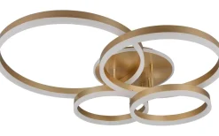 Trio Lighting Drake Plafond LED guld* Plafonder