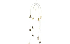 Dream Batteridriven Mobil med belysning 90cm Guld