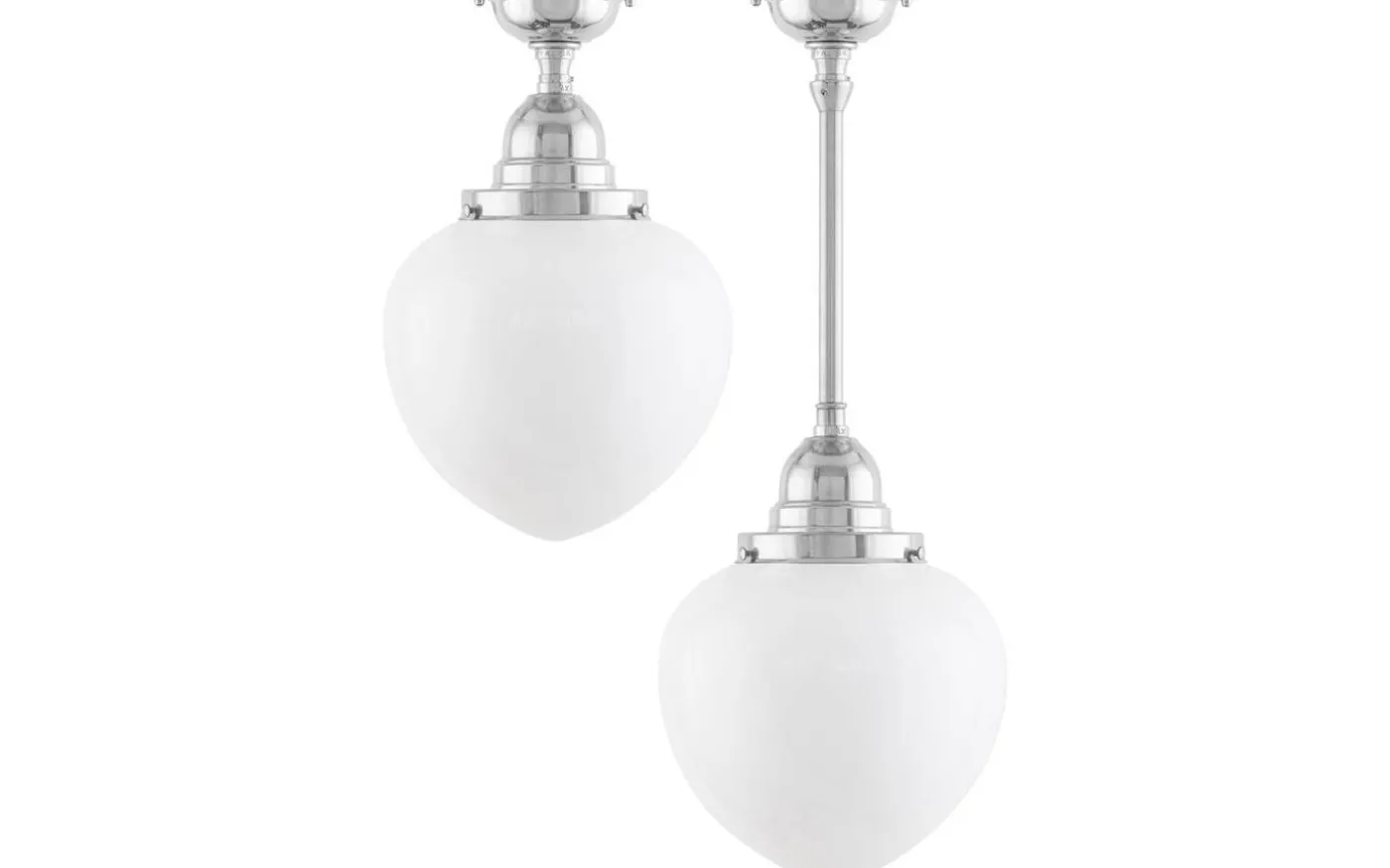 Droppskärm 100/190 - Vitt överfångsglas