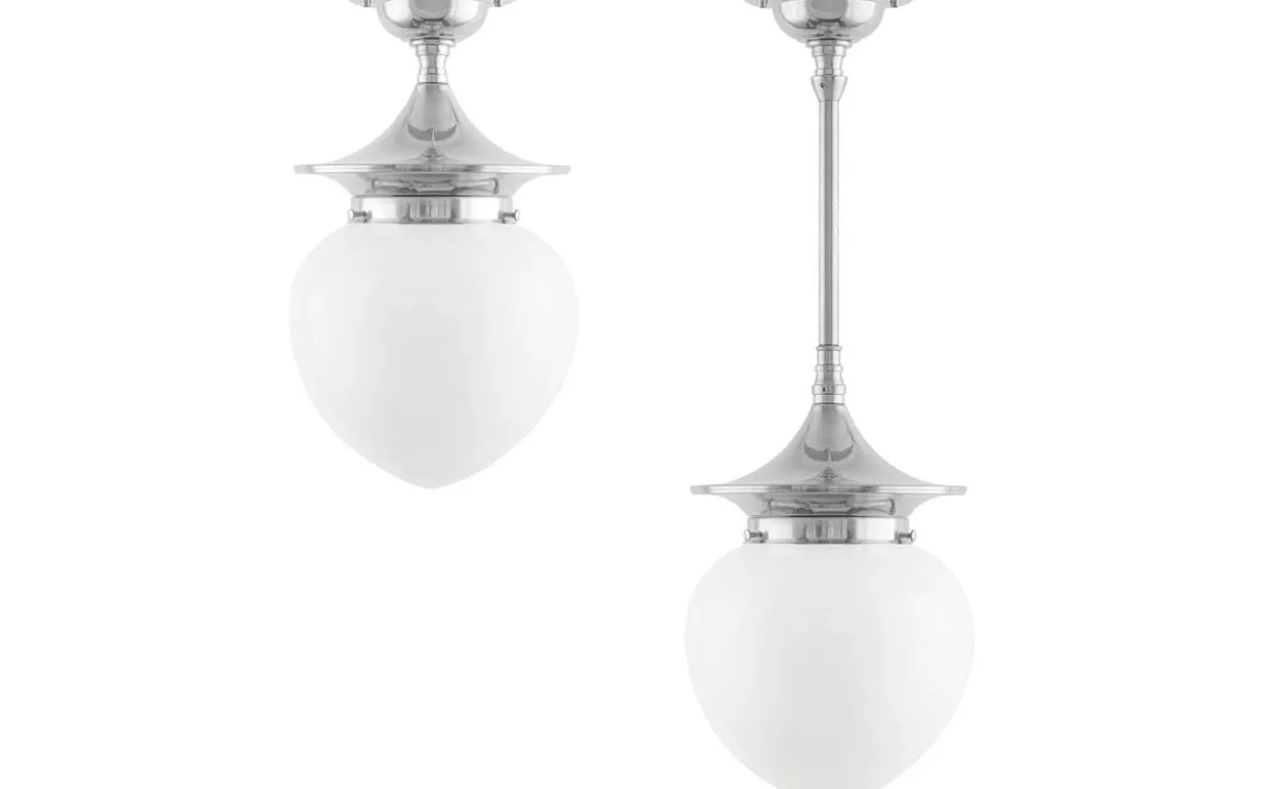 Droppskärm 100/190 - Vitt överfångsglas