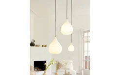 Fönsterlampor<Halo Design Drops Fönsterlampa Ø17cm Opal/Krom
