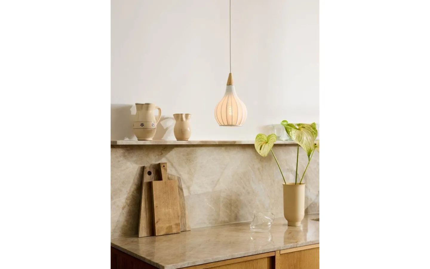 Fönsterlampor<Halo Design Drops Textile Fönsterlampa Ø17cm Vit