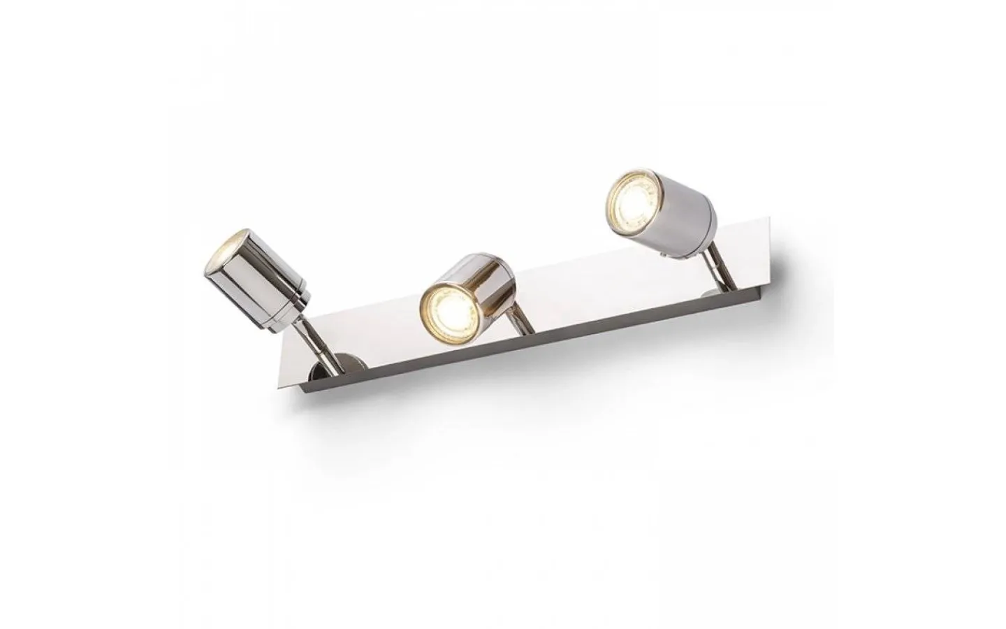 Badrumslampor Vägg<Rendl Dublin III Vägglampa 40cm Krom GU10 IP44