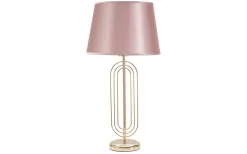 Mauro Ferretti Duca Bordslampa 64cm Guld/Rosa* Bordslampor