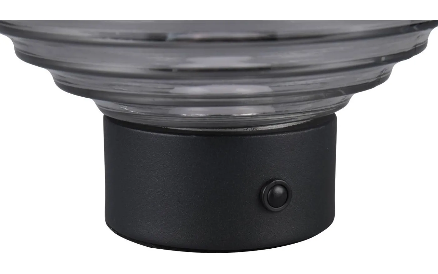 Earl Bordslampa LED mattsvart/rökfärgad uppladdningsbar