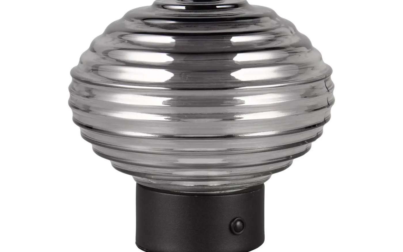 Earl Bordslampa LED mattsvart/rökfärgad uppladdningsbar