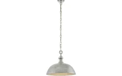 Stora Taklampor Ø50-69 Cm<Eglo Easington Taklampa 50cm Silver