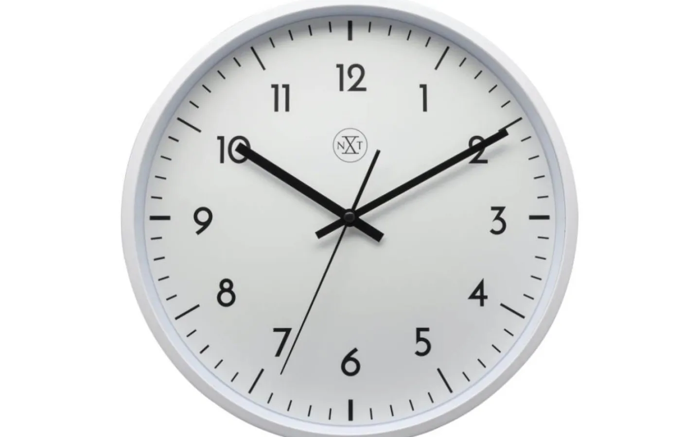 Väggklockor<NeXtime Easy Big Väggklocka 30 cm Vit/Vit