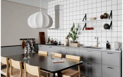 By Rydens Ebba Taklampa 60cm Vit* Stora Taklampor Ø50-69 Cm