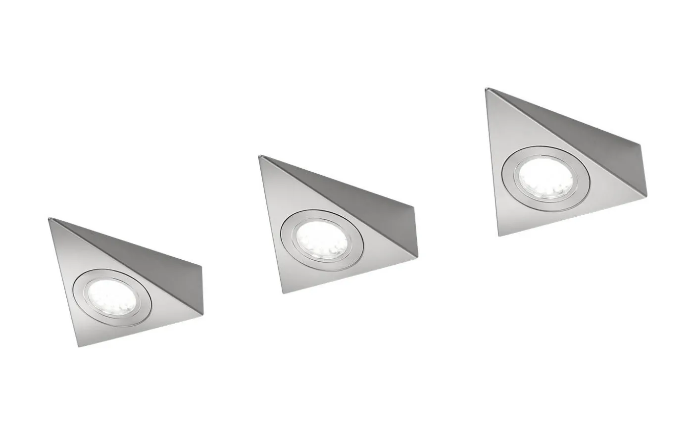 Ecco LED Bänkbelysning 3-st Matt Nickel